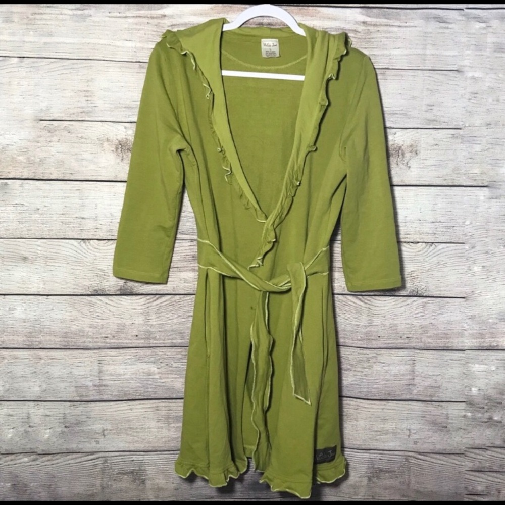 Matilda Jane Olive Green Ruffle Overcoat